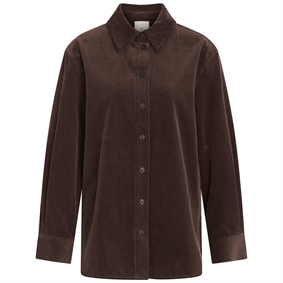 Heartmade Maima Skjorte, Chocolate Brown